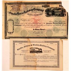 Kansas, Nebraska RR stock  (110996)