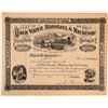Image 1 : Cold Water Marshall & Mackinaw Rail Road Co Stock Certificate  (111202)