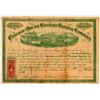 Image 1 : Chicago & South Western Railway Co Stock Certificate, 1870  (111230)