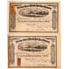 Image 1 : Cape May & Millville Rail Road Co Stock Certificates (2)  (111153)