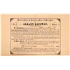 Image 1 : Albany Railway $500 Second Mortgage Bond, 1873  (111158)