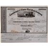Image 1 : Canandaigua & Elmira Rail Road Co Stock Certificate, 1856  (111149)