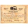 Image 1 : Cayuga & Susquehannah Rail-Road Company Stock, 1843  (111077)
