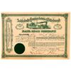 Image 1 : Ashtabula, Youngstown & Pittsburgh Rail Road Co Stock Certificate, 1874  (111066)