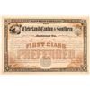 Image 1 : Cleveland, Canton & Southern Railroad Co Preferred Stock, 1893  (111144)