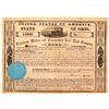 Image 1 : Cleveland, Medina & Tuscarawas Rail Road Co $1,000 Bond Issued 1853  (111087)