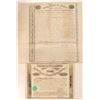 Image 1 : Cleveland, Painsville & Ashtabula R.R. + Cleveland, Zanesville & Cincinatti R.R. Bonds, 1852-53  (11