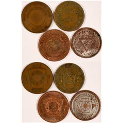 Four Masonic Pennies  (110599)