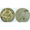 Image 1 : Silver Decal Dollar With Wheel Cafe, Slauson Ave. Los Angeles On The Back  (111540)