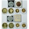 Image 1 : Gold Plated U.S. Coin Restrikes  (112908)