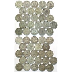 Swiss 2 Franc Silver Coin Collection  (112803)