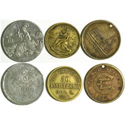 California Medalets (4)  (114083)