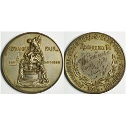 Mechanics Fair Award Medal  (114106)