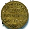Image 1 : SHELL CARD / B-NY-4960 / NY, New York  / N. Espenscheid Hat Mfr. / Mirror  (111520)