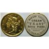 Image 1 : SHELL CARD / B-NY-7836 / NY, N.Y. / J. Monroe Taylor's Cream Yeast B.P./ $20- 1870  (111505)