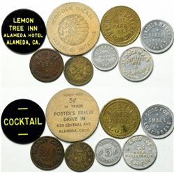 Alameda, California Token Group (8)  (112964)