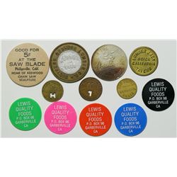 Humboldt/Del Norte County Token Collection  (114309)