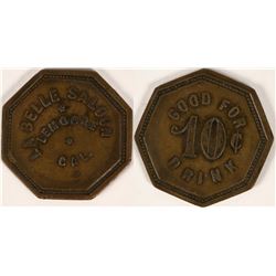 La Belle Saloon, Lemoore, Cal Token  (112826)