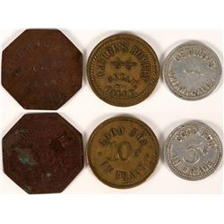 Ukiah, California Token Group (3)  (112866)
