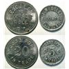 Image 1 : Escalon Pool Hall & J.W. Coley Billiards Tokens, Escalon, Cal.   (111446)