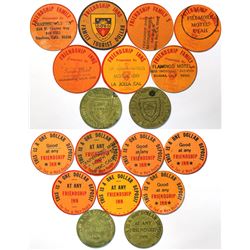 Friendship Inn Token Collection  (112904)