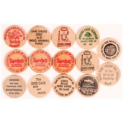 San Diego Wooden Nickels.  (112296)