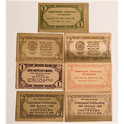 Texas/Louisiana  Wood Scrip  (112458)