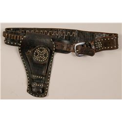 Gun holster and cartridge belt rig  (110414)