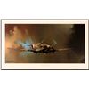Image 1 : Spitfire  Barrie A. F. Clark Framed Print - Wing Lights Wired with LED Lights!    (108787)