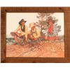 Image 1 : Cowboys On A Knoll / Coors Beer Advertising Framed Print  (109624)