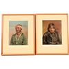 Image 1 : Native American Framed Chromolithographs c. 1984 (2)  (114365)