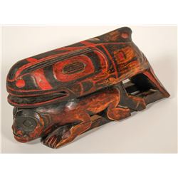 Haida Whale on Human Effigy, Vintage  (91451)