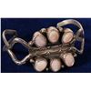 Image 1 : Navajo Sterling Silver and Mother of Pearl Cuff Bracelet  (108272)