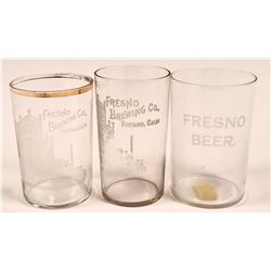 Fresno Vintage Beer Glasses (3)  (112573)