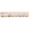 Image 1 : San Francisco Vintage Whiskey Shot Glass Group (8)  (112590)