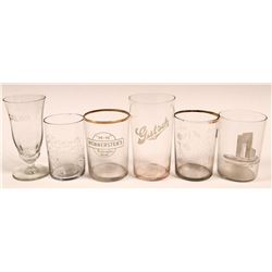 Beer Glasses, Vintage, Six Different  (112631)