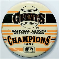 S.F. Giants 1987 Champions Pin  (112799)