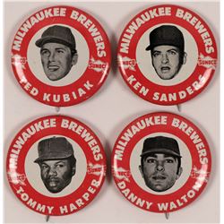 Milwaukee Brewer Baseball Pins  (112520)