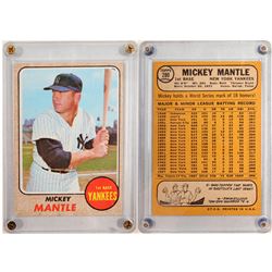 1968 TOPPS Mickey Mantle Card  (104081)