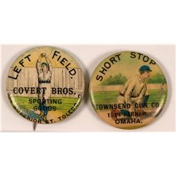 Baseball Advertising Pins  (112398)