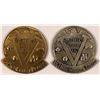 Image 1 : Virginia High School League Sterling Baseball Medals  (112444)