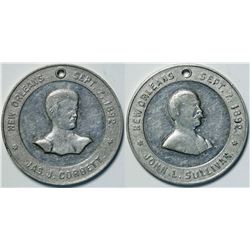 Corbett/Sullivan Boxing Medal  (112557)