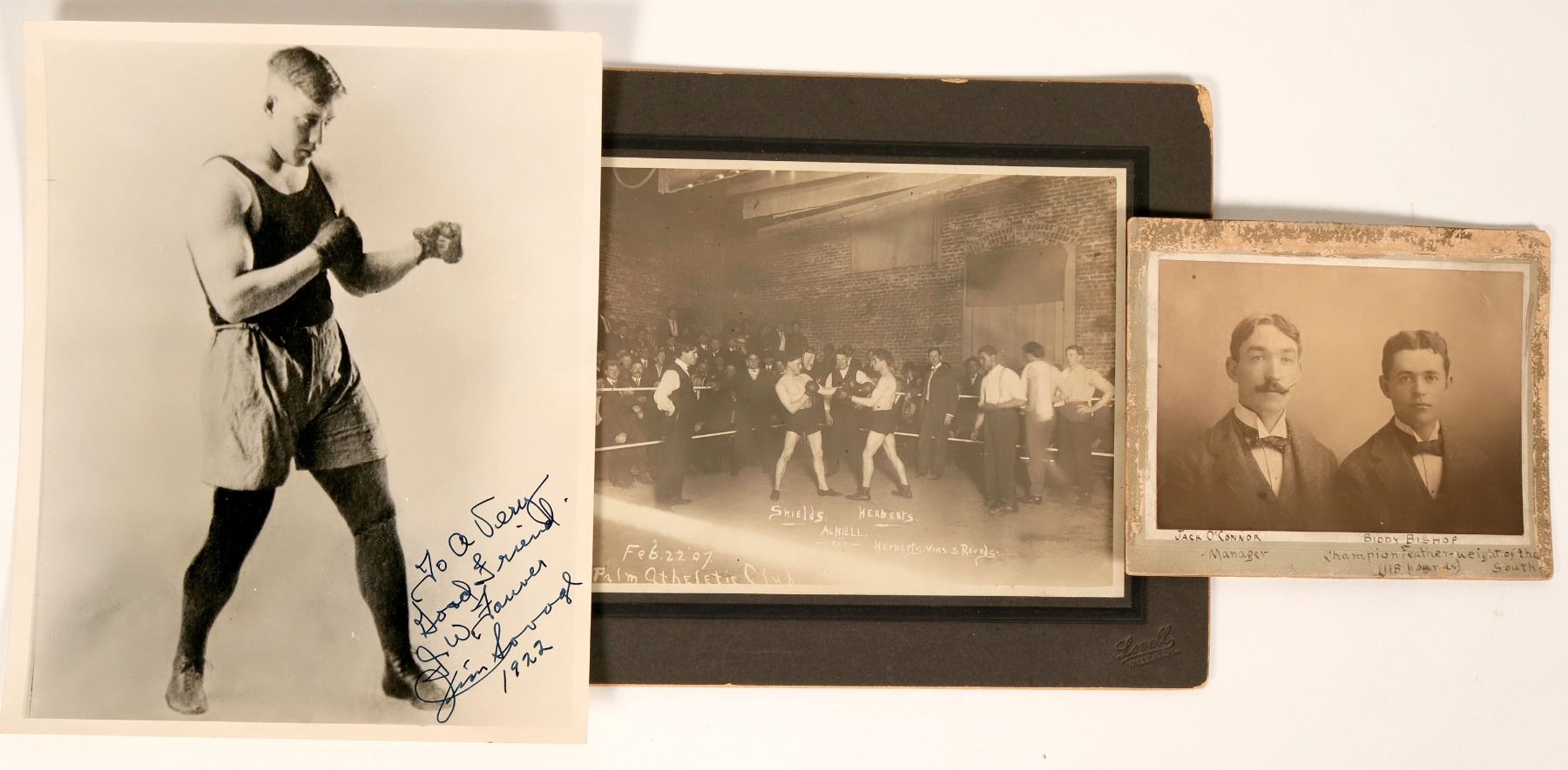 Early Boxing Photos (112535) - Holabird Western Americana Collections
