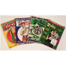 Vintage Issues of Ring Magazine  (112534)