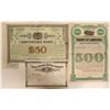 Image 1 : Three Dakota Stocks and Bonds: Legal Tender MC and two Lawrence County Bonds  (110937)