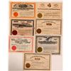 Image 1 : Seven Different Colorado Mining Stock Certificates   (107862)