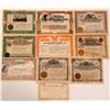 Image 1 : Ten Different Colorado Mining Stock Certificates  (107843)