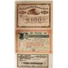 Image 1 : Three Nevada Stock Certificates: Comstock Tunnel, Curtis Consolidated and Carson City Savings Bank  