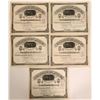 Image 1 : Plymouth Rock Mining Co. Stock Certificates, Silver City, New Mexico  (109178)