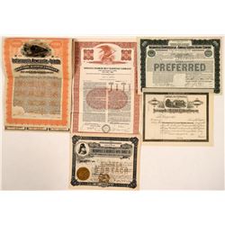 Various Indiana RR Stocks  (112288)